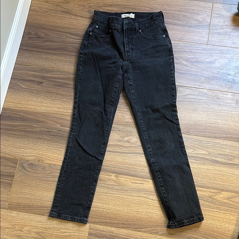 Madewell Black High Rise Jeans